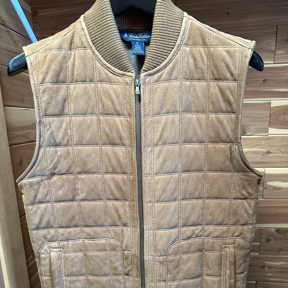 Brooks Brothers Suede Vest